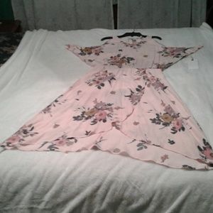 Pastel floral print dress